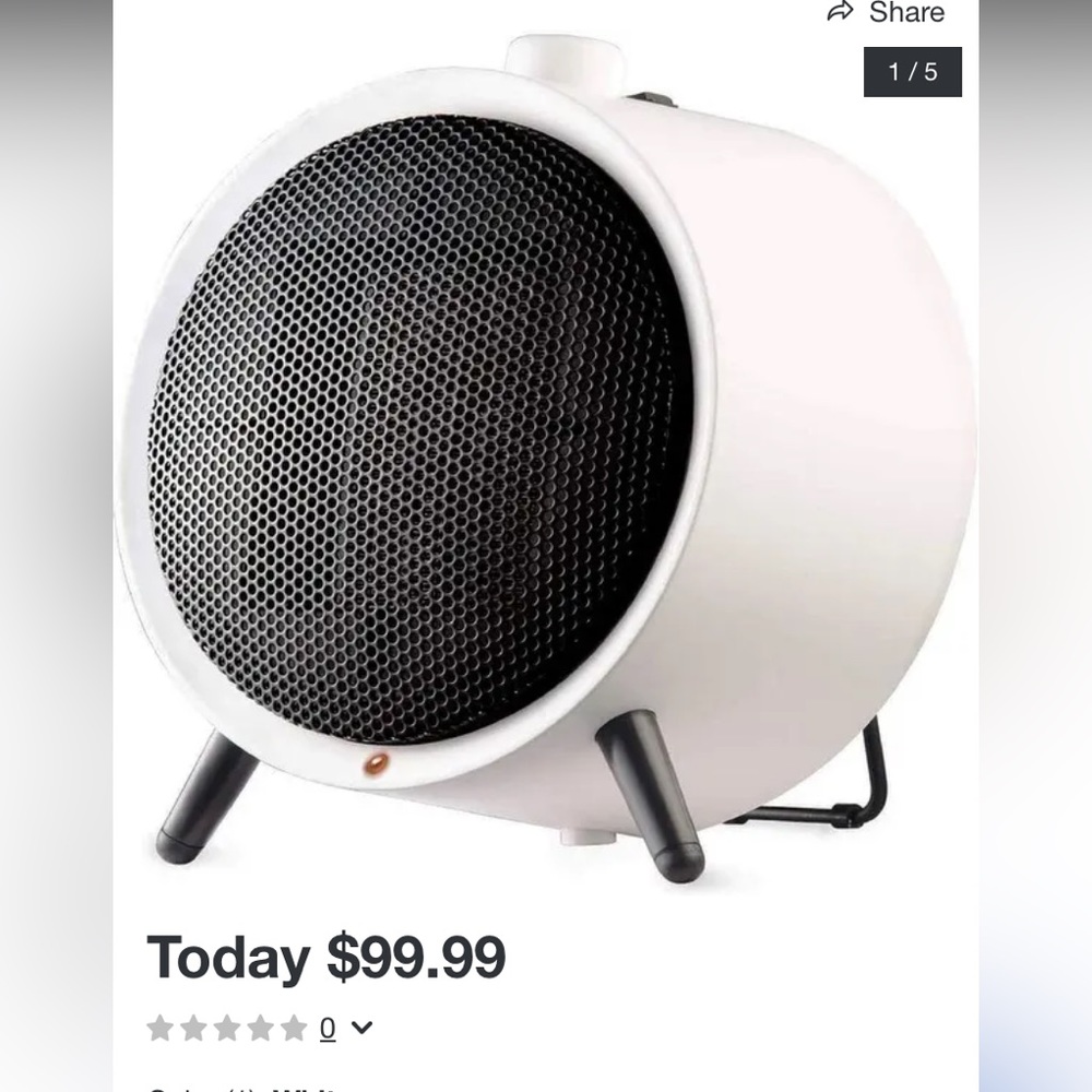 Powerful space heater like new